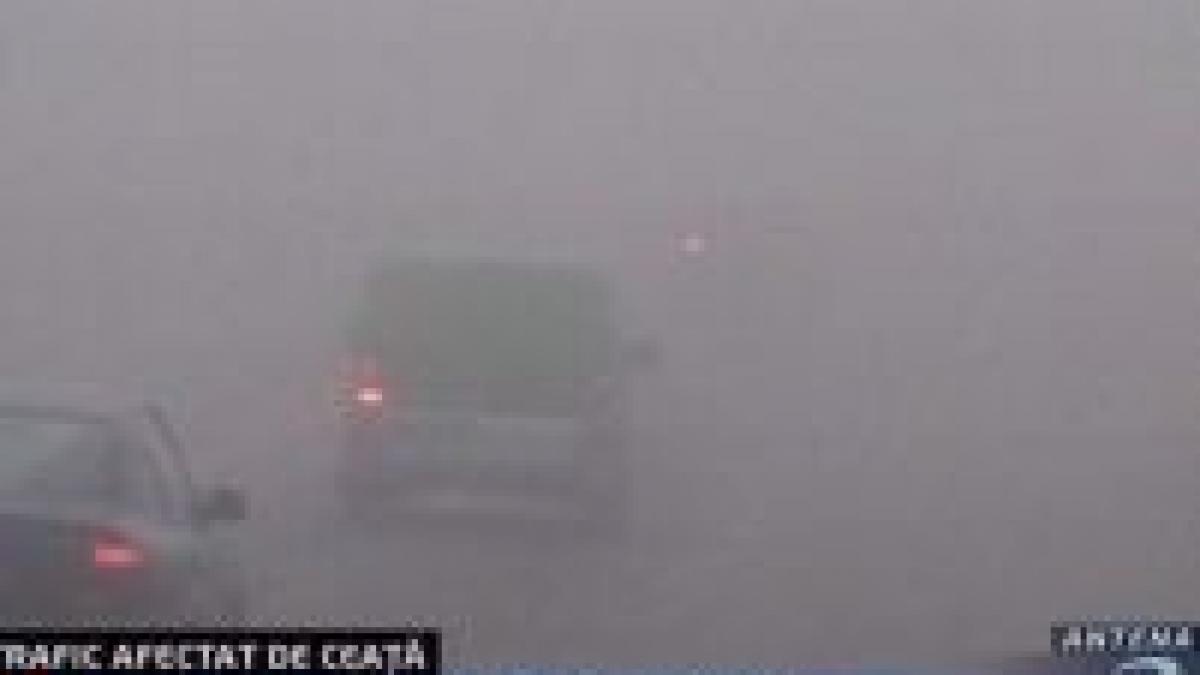 traficul rutier din tara afectat de ceata densa