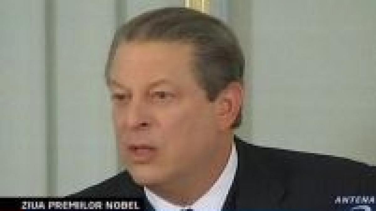 laureatii nobel si au primit premiile al gore a facut apel la reducerea emisiilor de gaze
