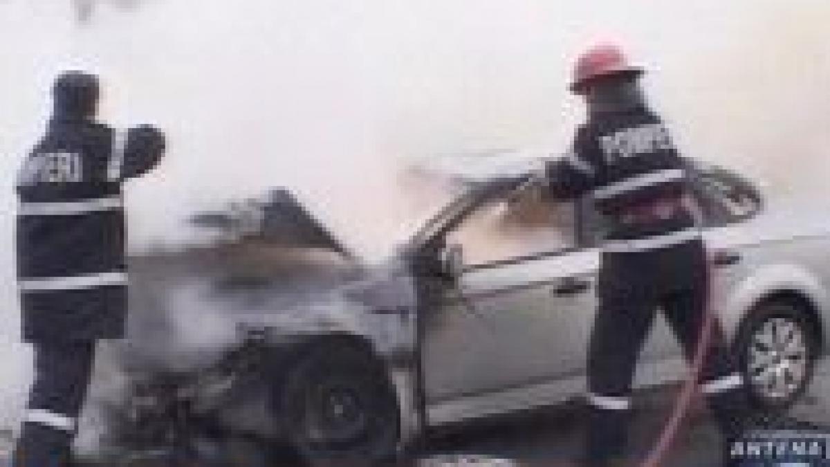 grav accident rutier la sibiu un om a ars de viu video