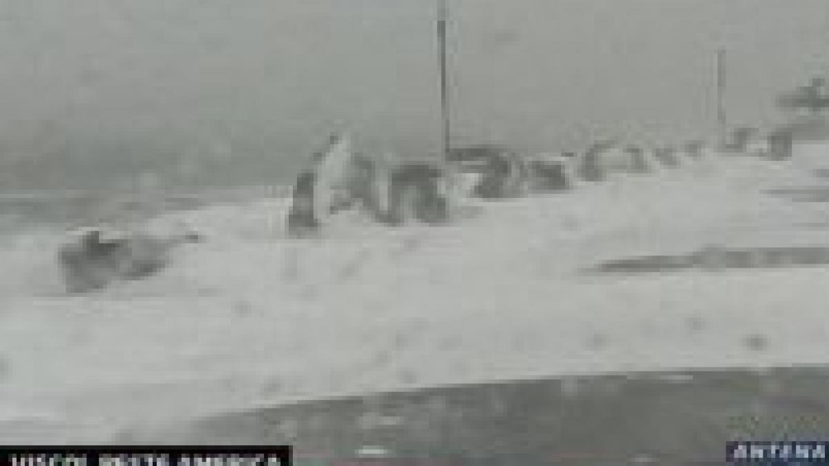 ninsoarea si viscolul fac ravagii in sua video