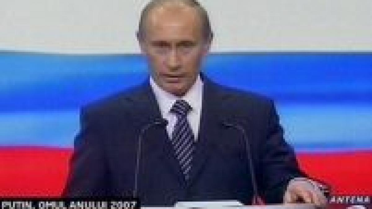 putin desemnat personalitatea anului 2007