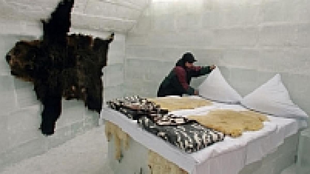 s a deschis hotelul de gheata de la balea lac