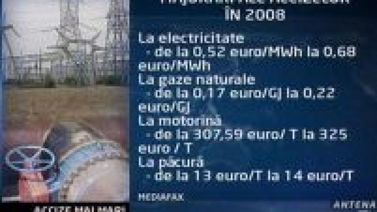 se majoreaza accizele la energie electrica gaze si tigari
