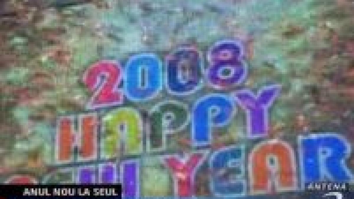 anul nou 2008 serbat pe continentul asiatic video