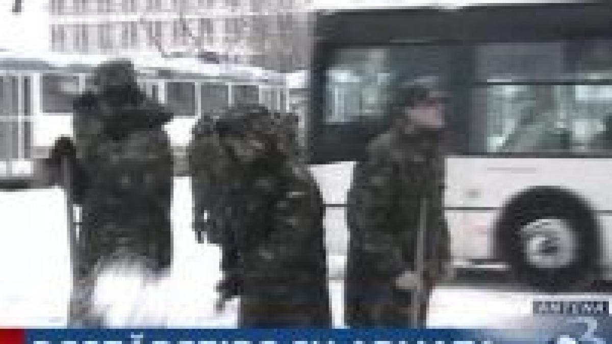 bucuresti armata participa la deszapezire