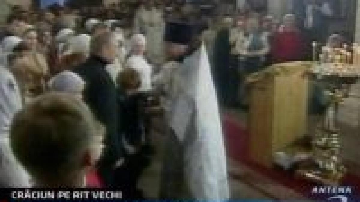 milioane de credinciosi au sarbatorit craciunul pe rit vechi