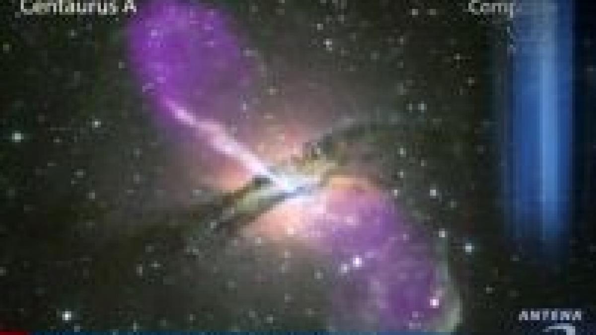 galaxie vecina caii lactee se afla sub efectul unei uriase gauri negre