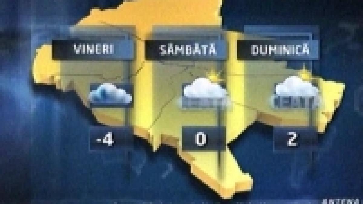 meteo de weekend frig si ceata in capitala si la munte