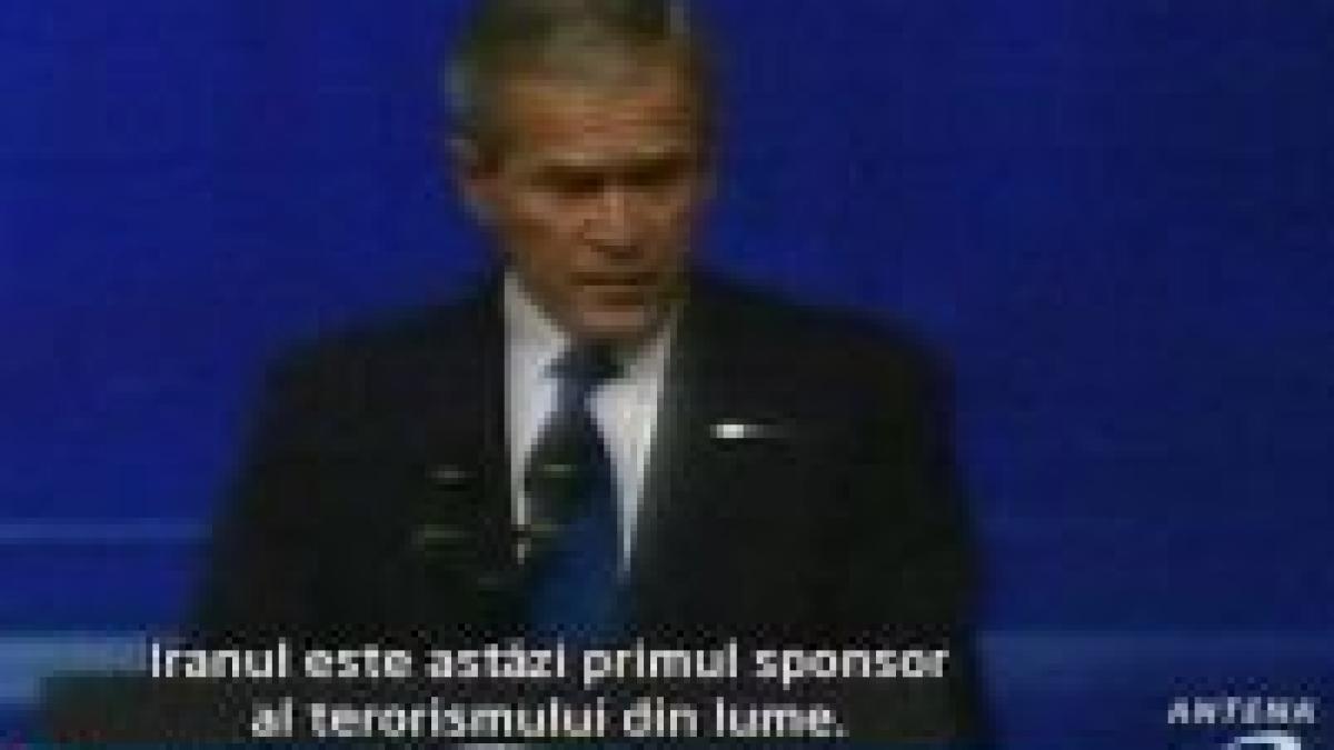 bush iranul este primul sponsor al terorismului din lume