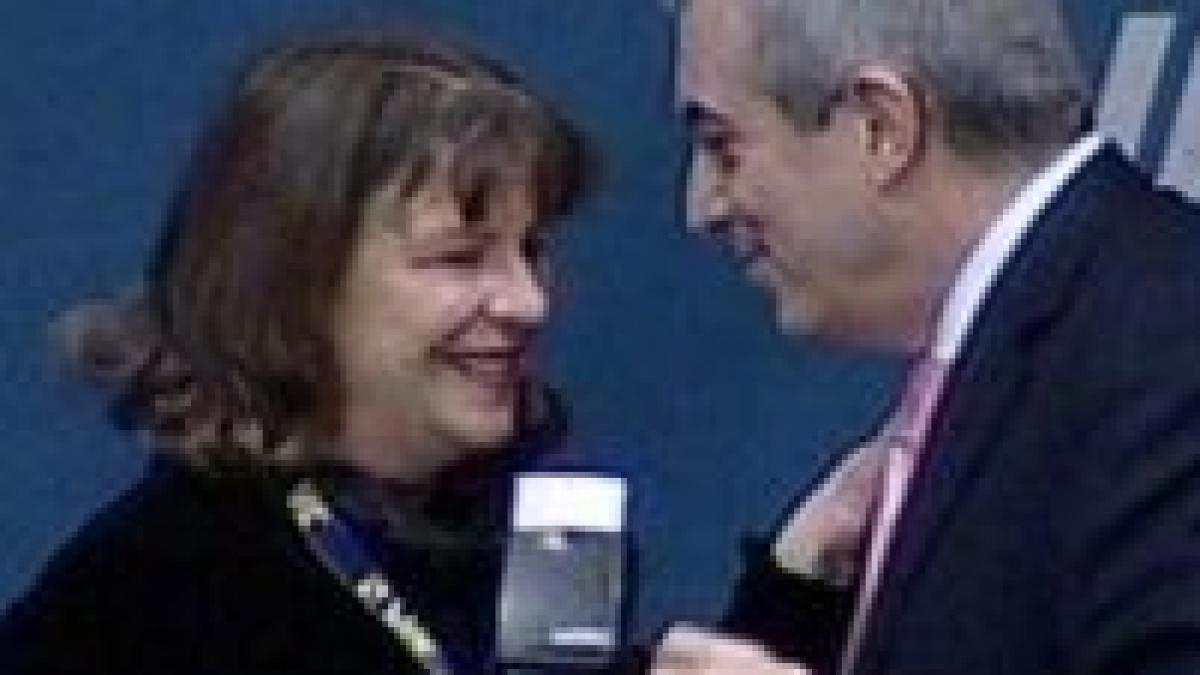 tariceanu a avut o scurta discutie cu nicolai la palatul victoria