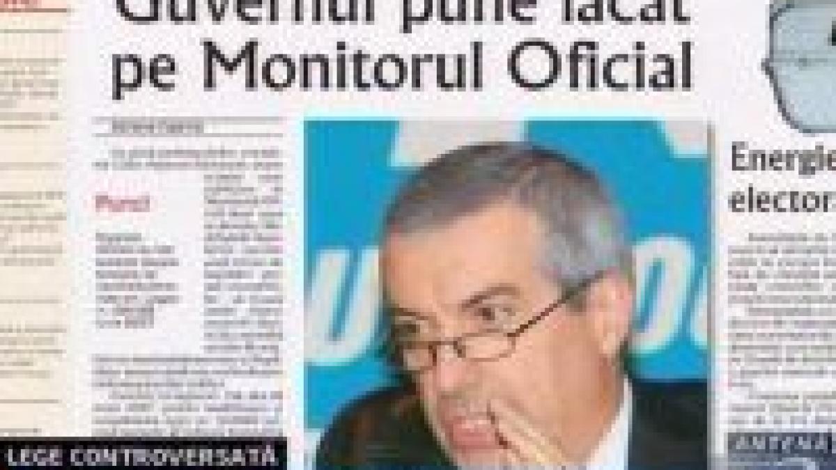 financiarul dezvaluie ca o lege de anul trecut contravine constitutiei