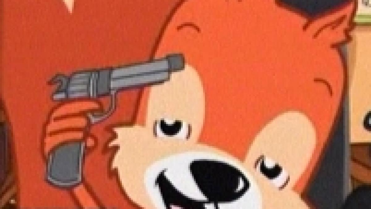 animatie cu veverite sinucigase reclamata la cna video