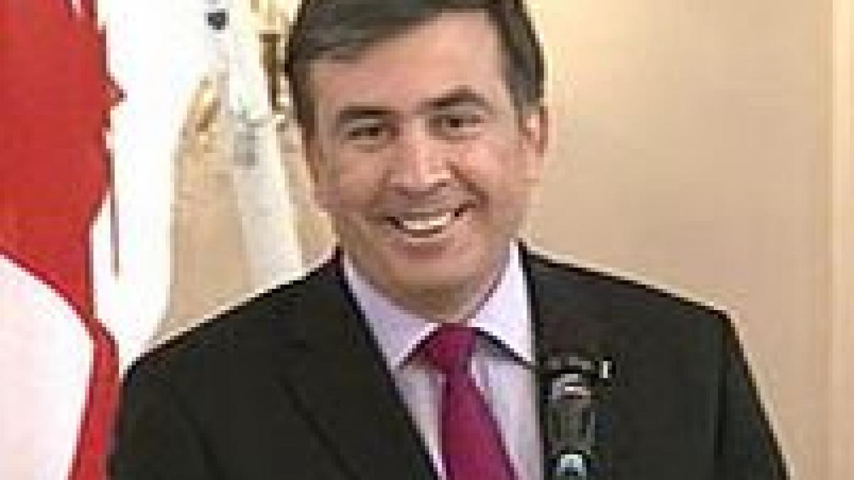 t basescu a participat la ceremonia de investire a presedintelui m saakasvili