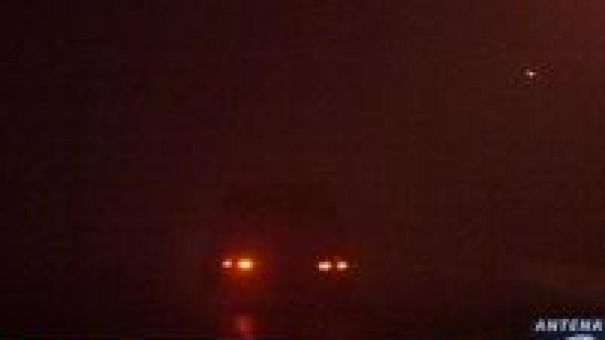 ceata densa si polei trafic ingreunat in gorj si pe a2