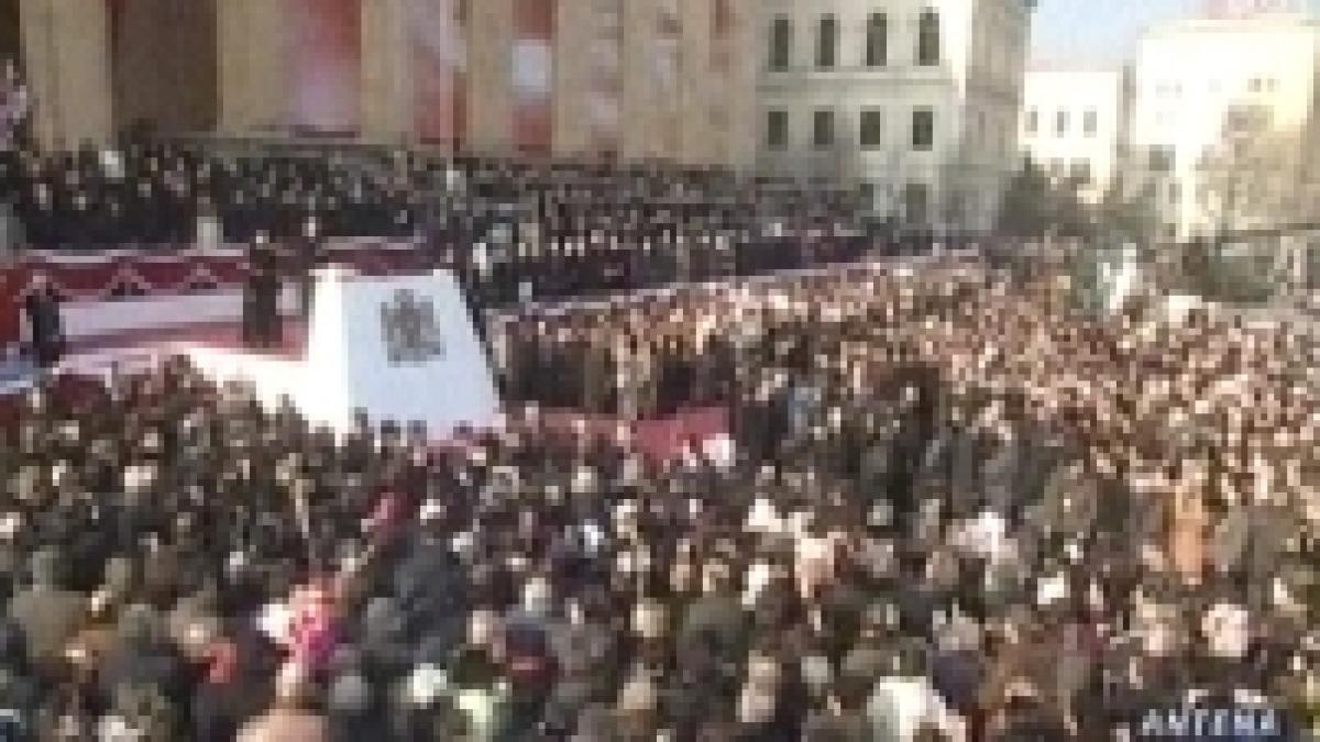 georgia saakasvili a primit binecuvantarea bisericii pentru al doilea mandat