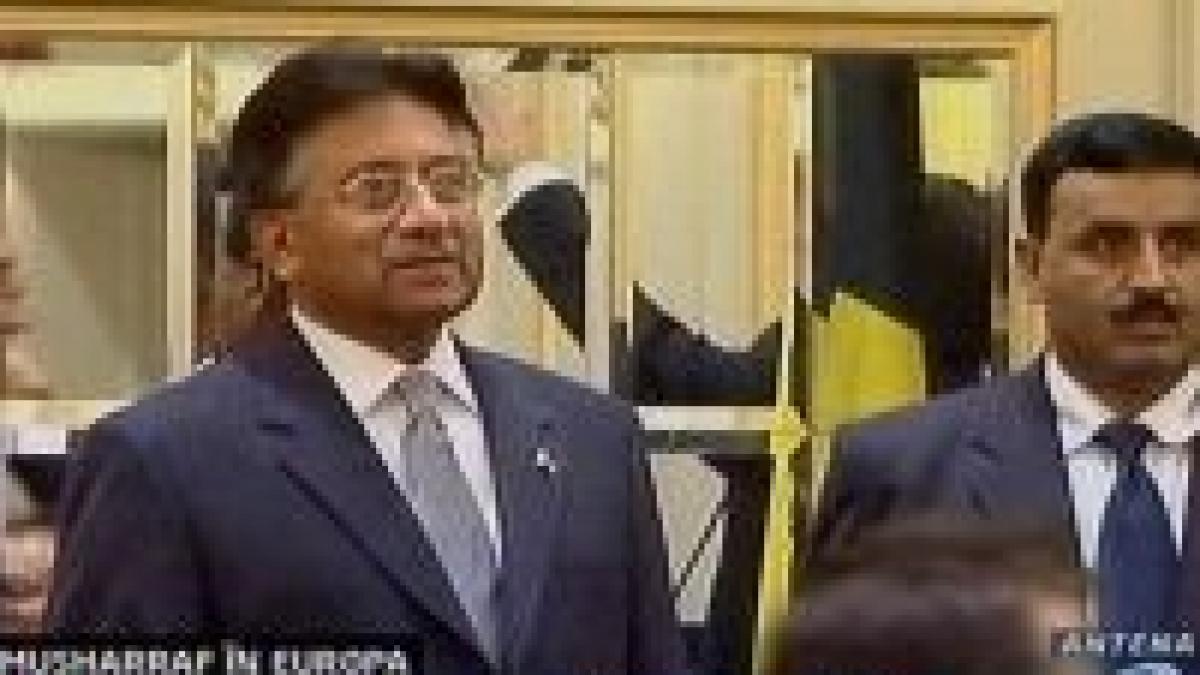 musharraf cere sprijinul nato si ue pentru a restabili pacea in pakistan video