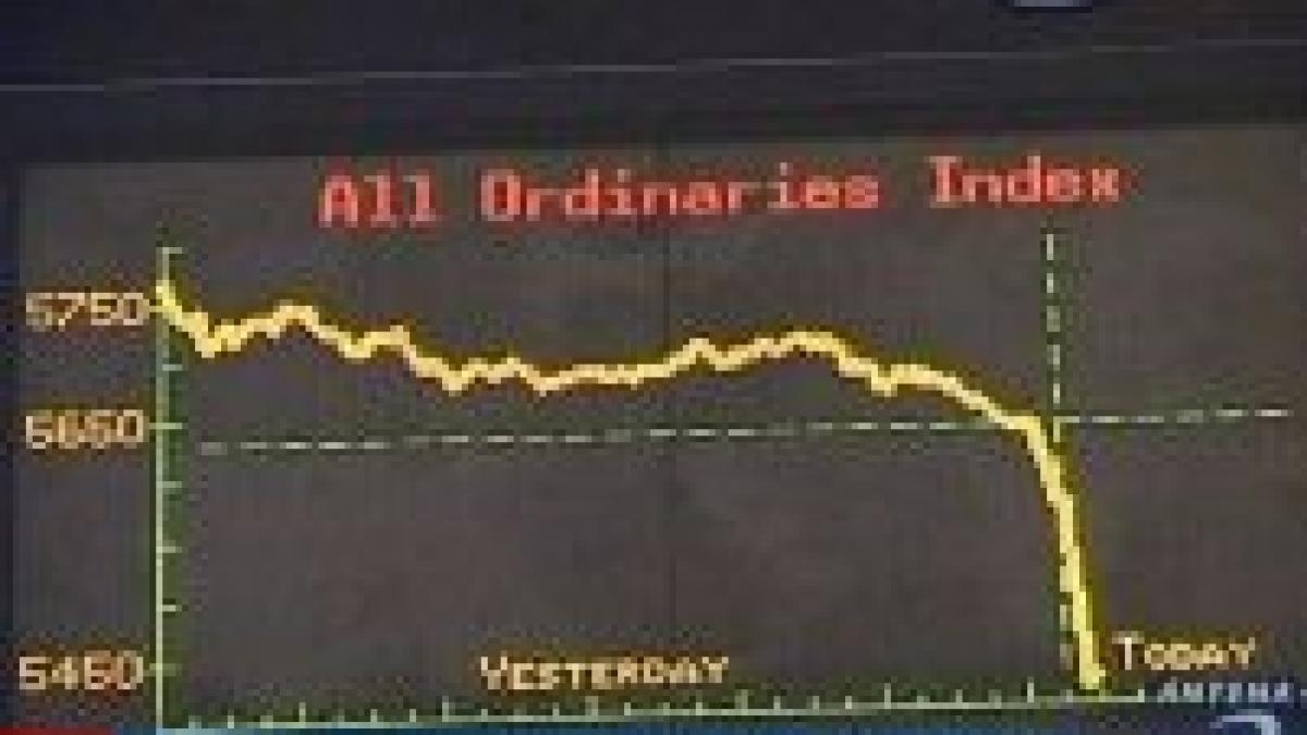 bursele europene au inregistrat cele mai mari scaderi de la atentatele din 11 septembrie