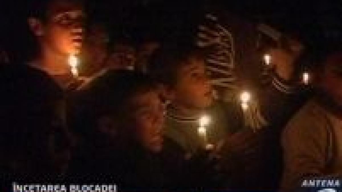 israelul a incetat blocada impusa fasiei gaza