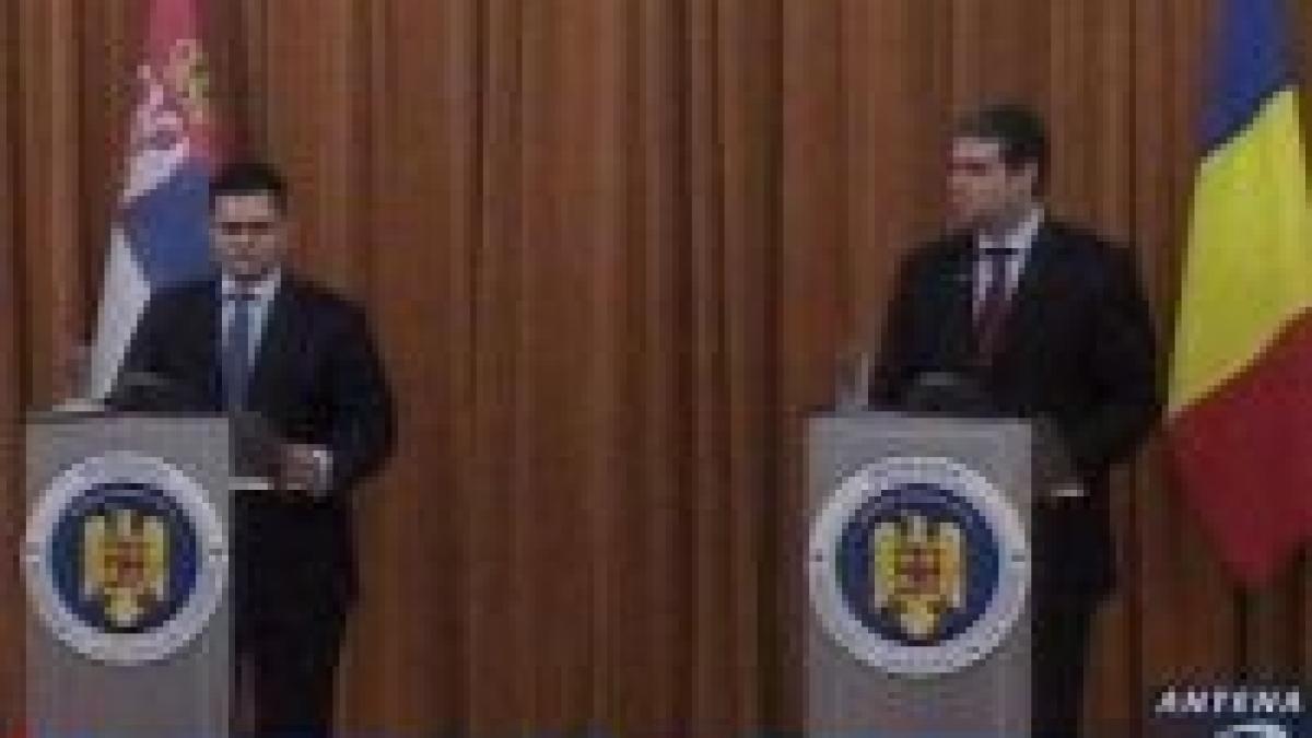 ministrul de externe sarb in vizita oficiala in romania