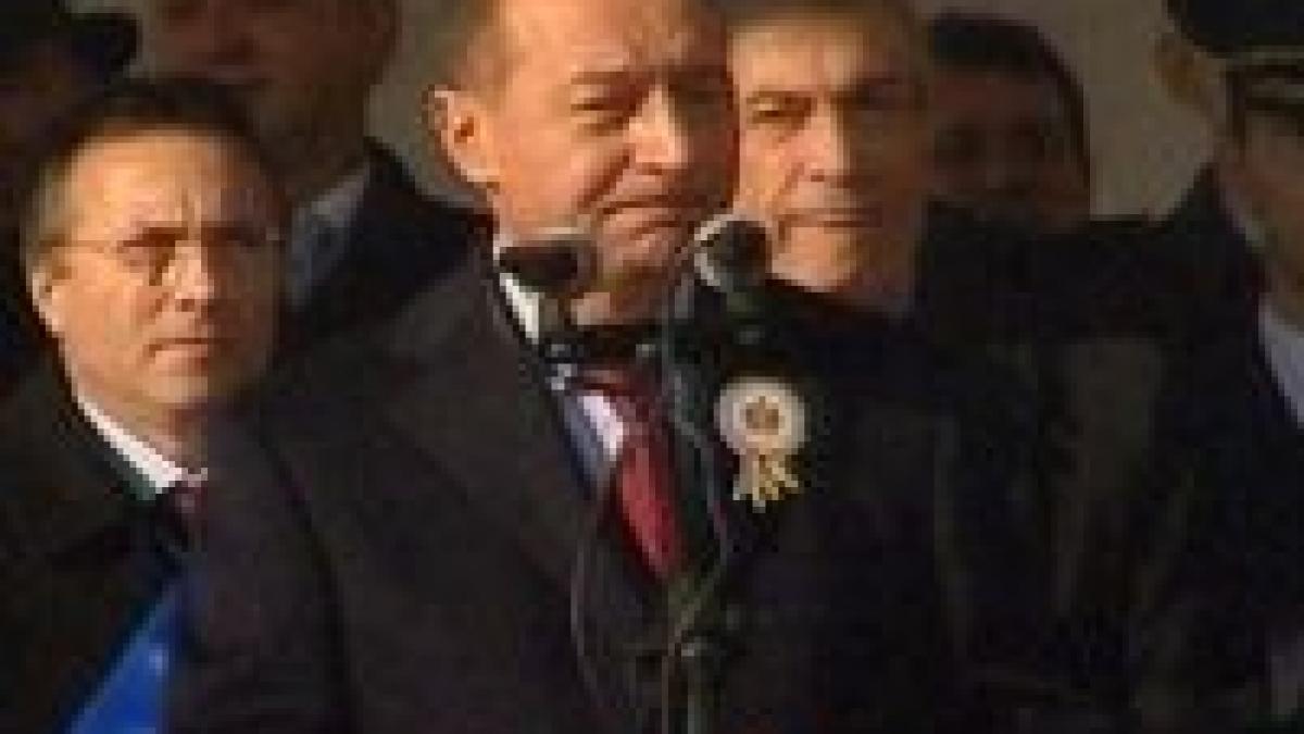 iasi basescu e huiduit de ziua unirii si gafeaza