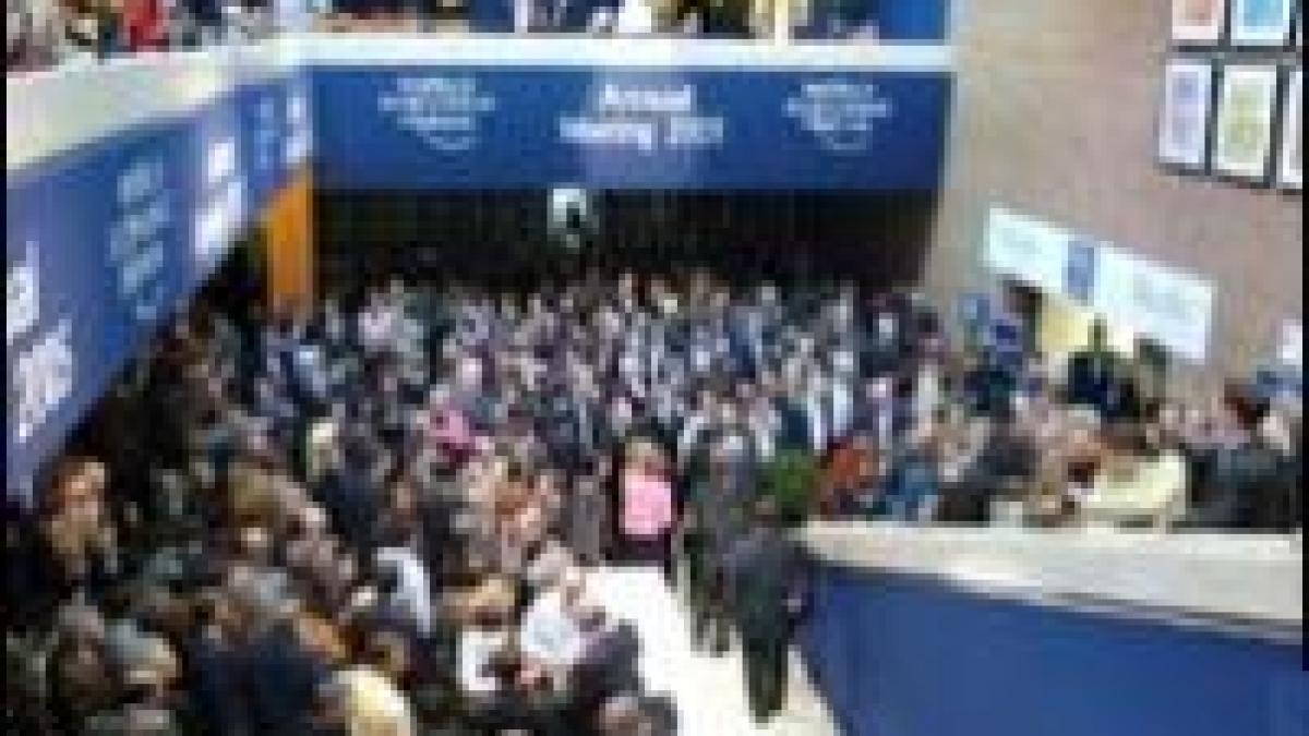 militantii ecologisti si de stanga au manifestat contra forumului de la davos