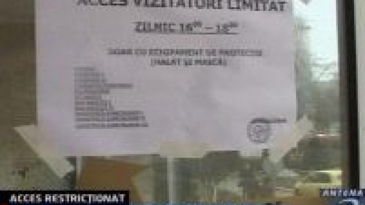 acces restrictionat in spitalele brasovene din cauza gripei