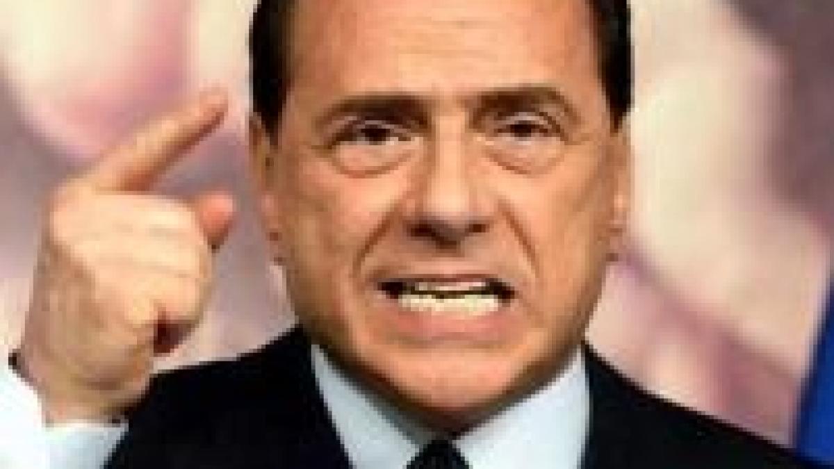 italia berlusconi vrea cat mai rapid alegeri anticipate