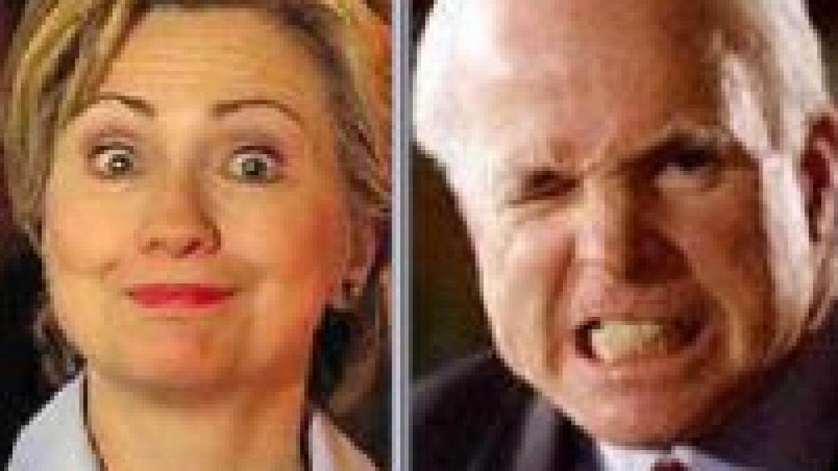 cursa pentru casa alba clinton si mccain victoriosi in florida video