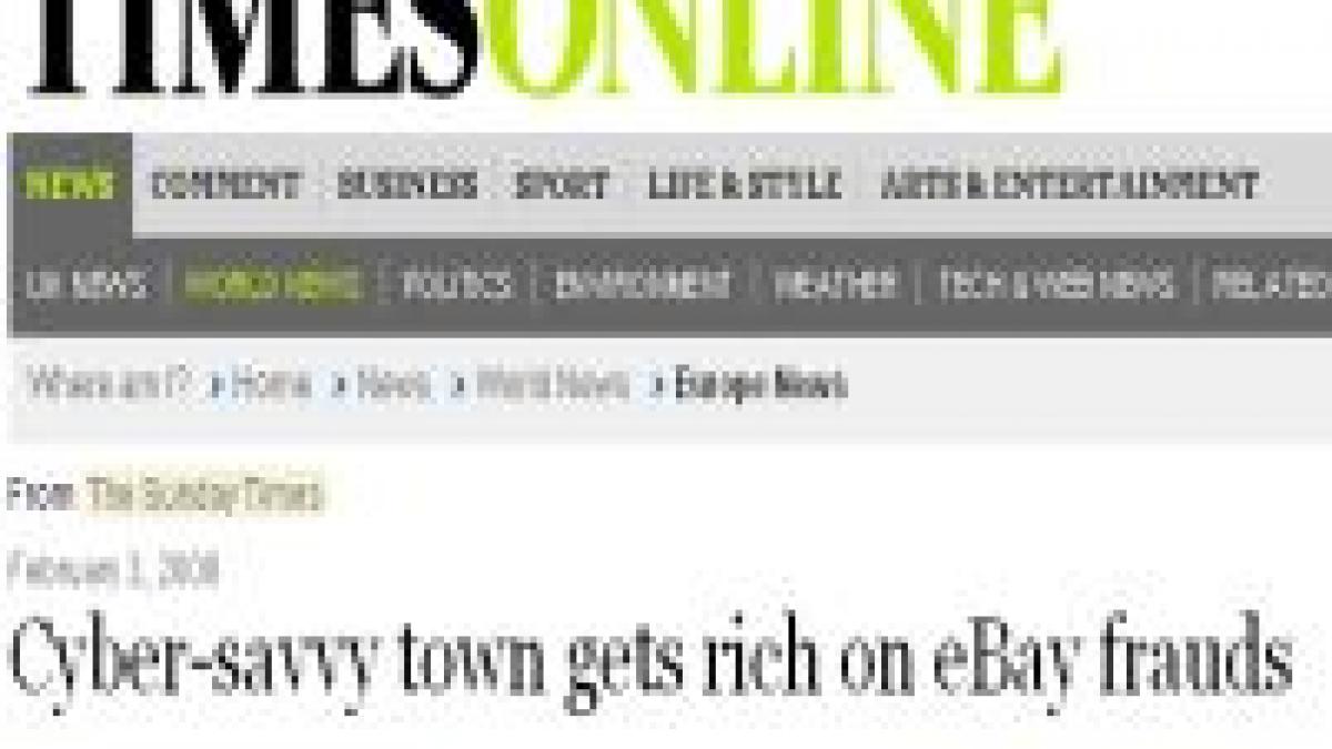 sunday times romanii din dragasani s au imbogatit din fraude pe ebay