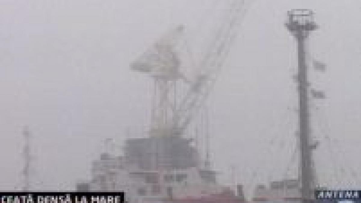 ceata densa vizibilitate redusa pe sosele