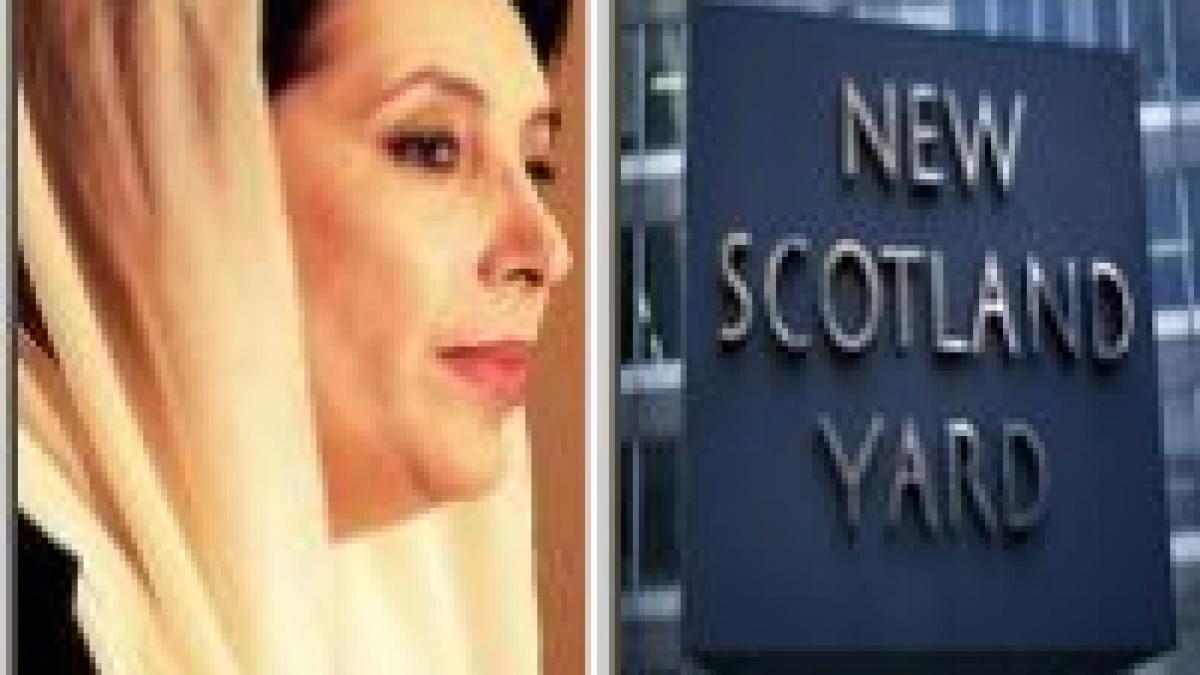 scotland yard bhutto a murit dupa explozie in urma loviturii la cap