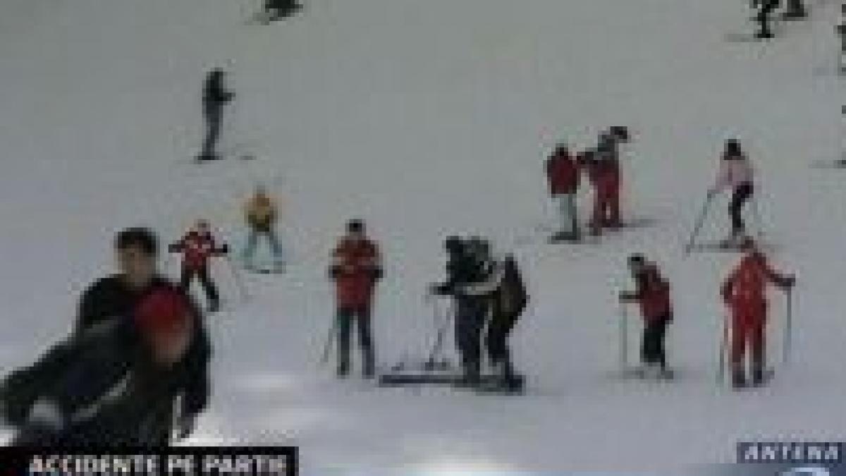 un copil a fost ranit de un schior pe partia kalinderu