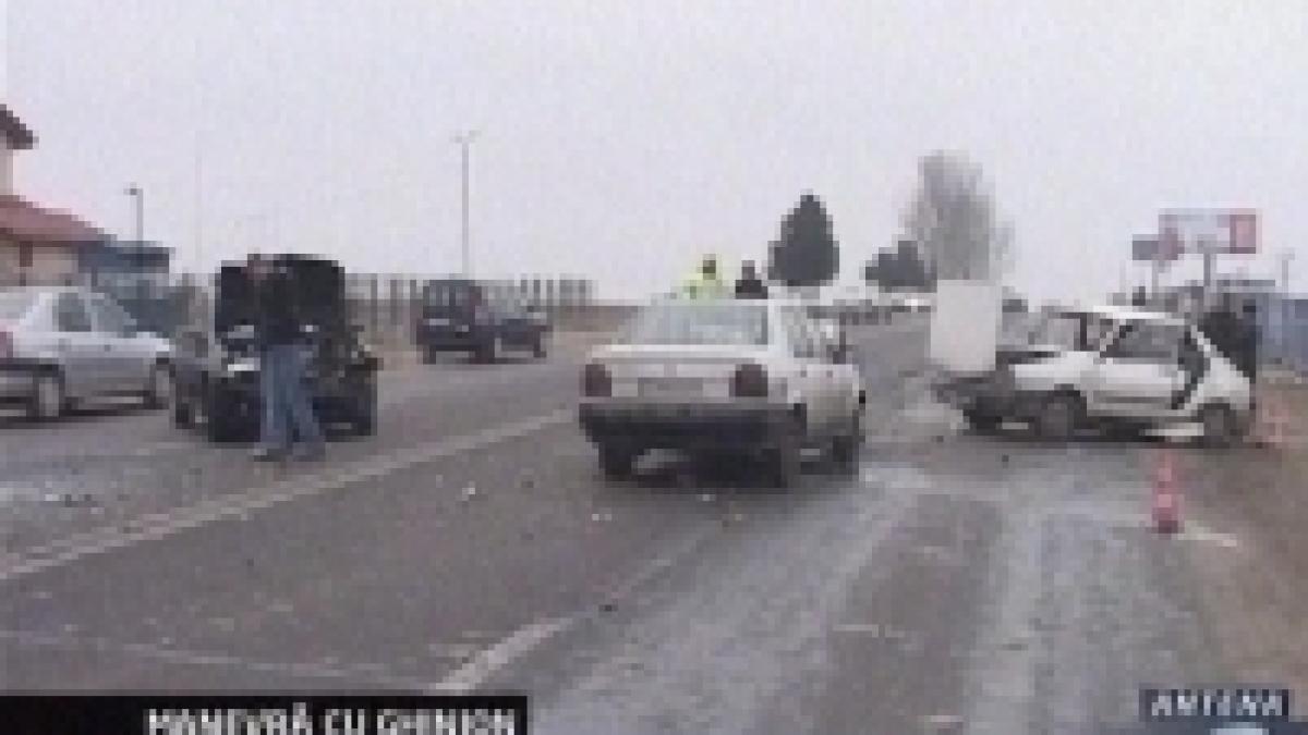 accident soldat cu trei raniti la intrarea in constanta dinspre ovidiu