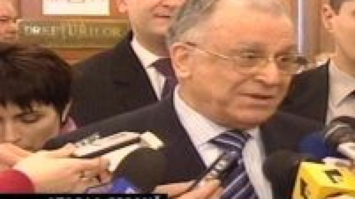 iliescu il contrazice pe geoana psd nu a decis sa ceara demisia guvernului