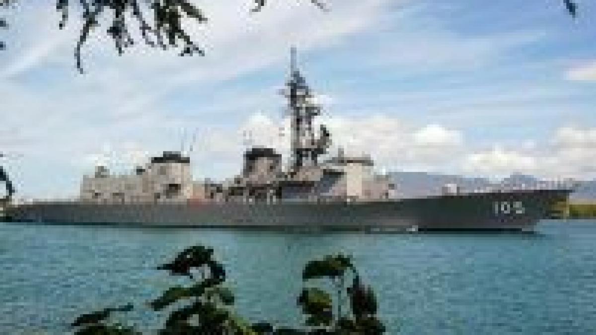 un distrugator japonez a lovit si scufundat un mic vas de pescuit