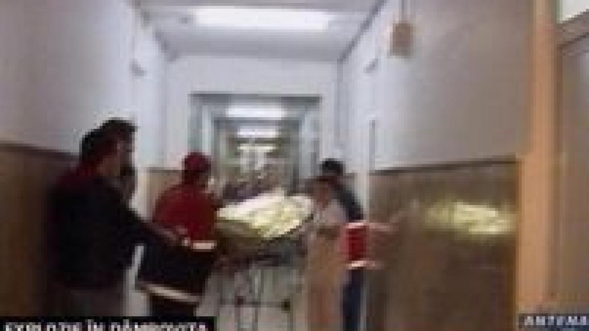 7 persoane au fost ranite intr o explozie in dambovita