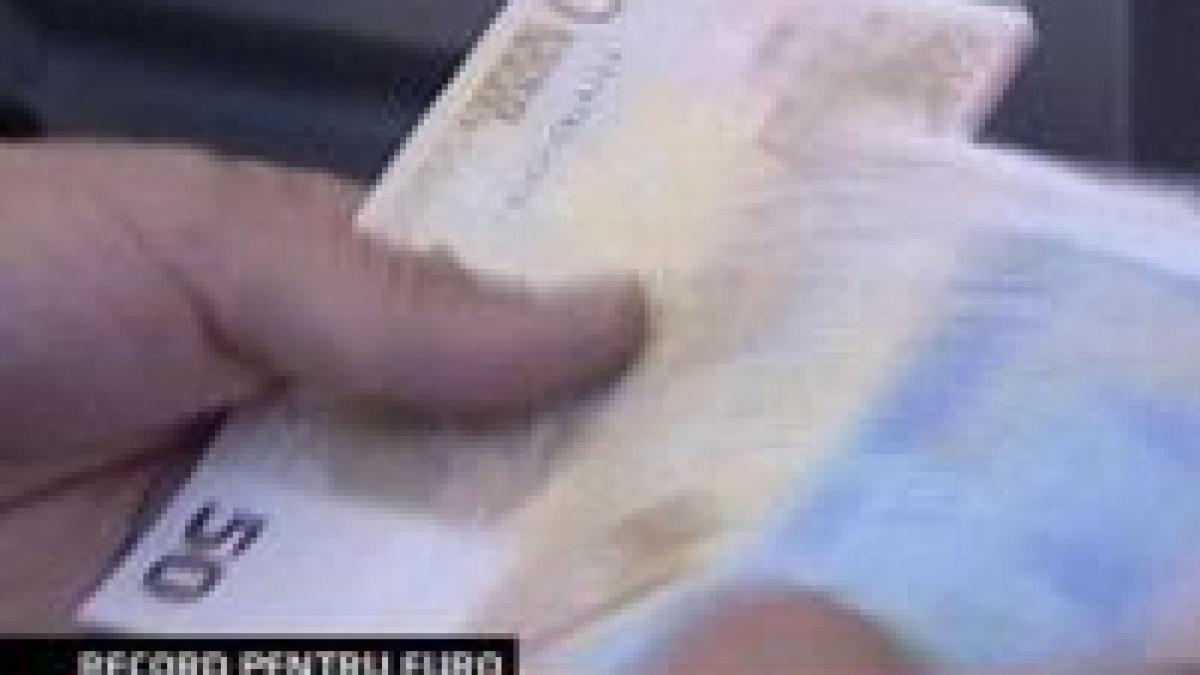 record pentru euro 1 5047 dolari pe unitate