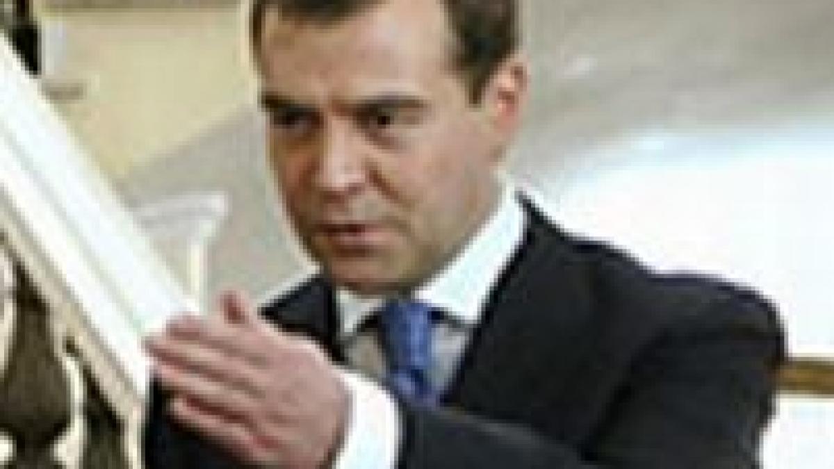 medvedev intervine personal in razboiul gazelor cu ucraina