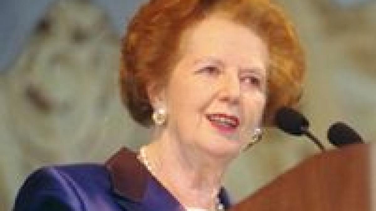 margaret thatcher este internata in spital pentru analize