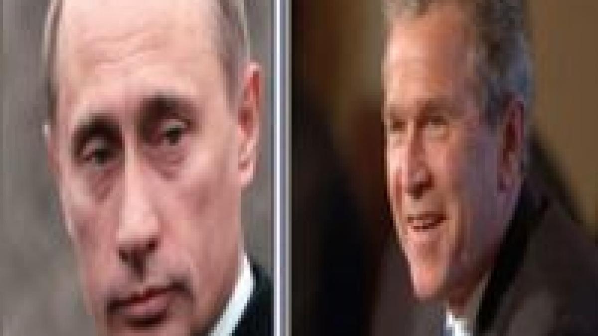 bush si putin se vor intalni la neptun inainte de summit ul nato