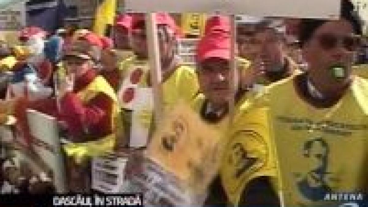 protest in invatamant sindicalistii nu aproba pactul pentru educatie