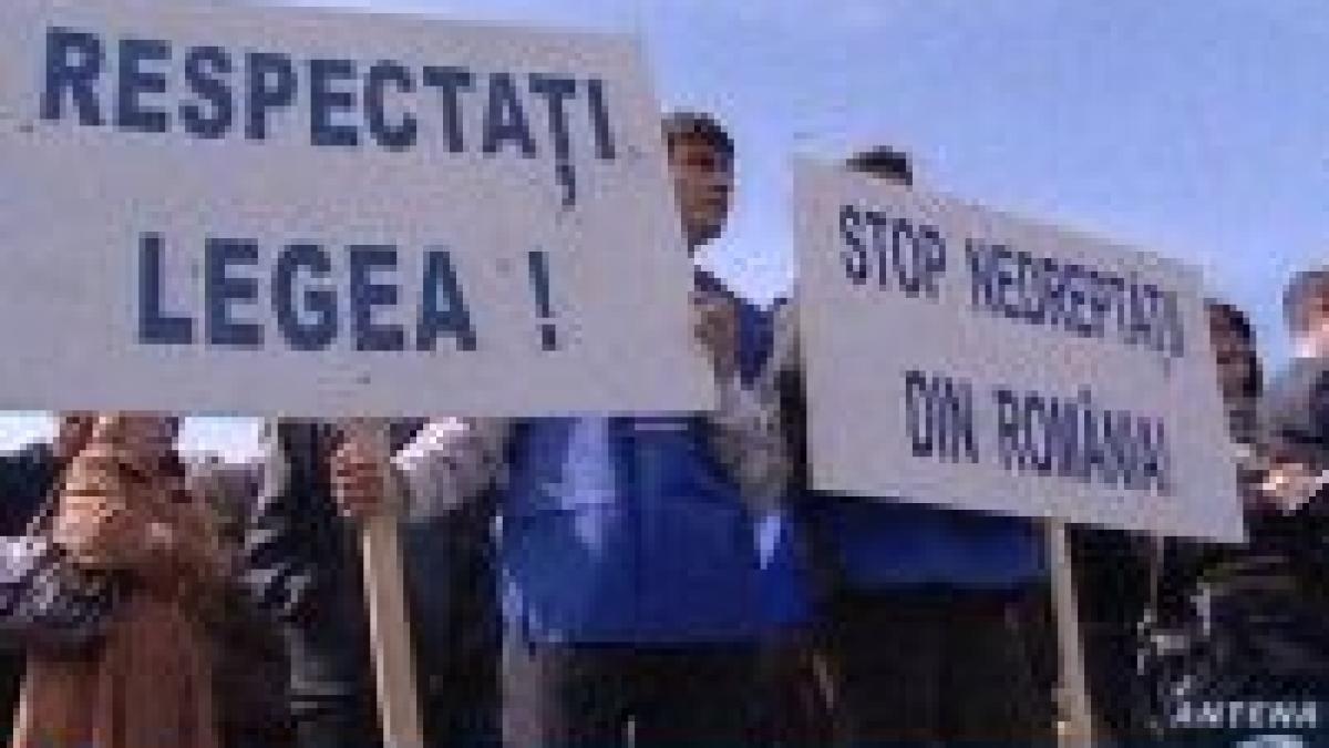 conservatorii protesteaza fata de situatia parcului bordei