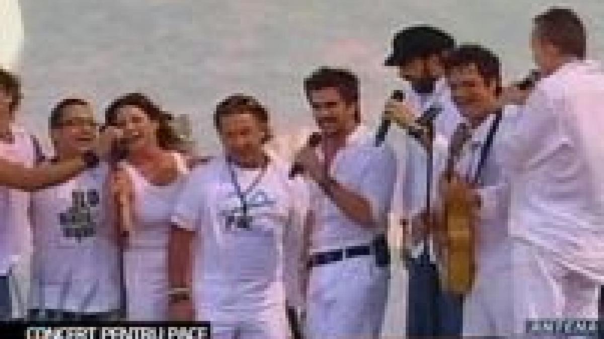 concert pentru pace la granita dintre columbia si venezuela video