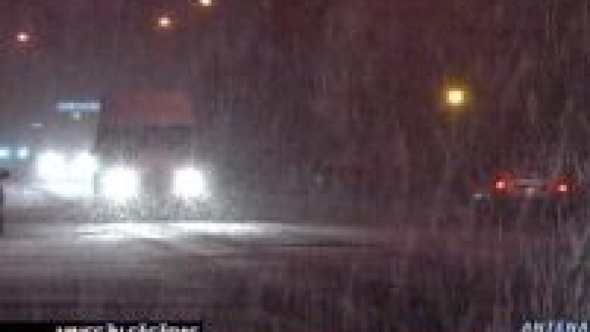 ninge puternic in fagaras se circula cu dificultate intre brasov si sibiu