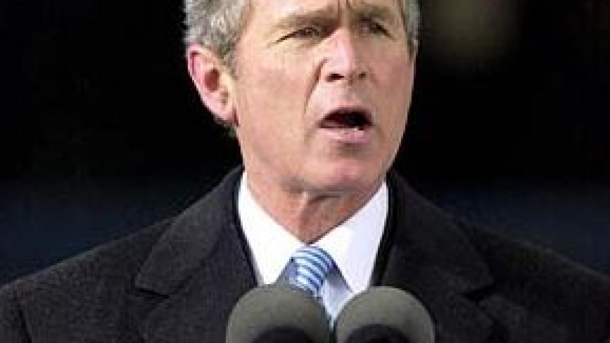 presedintele american george w bush aproba furnizarea de arme statului kosovo