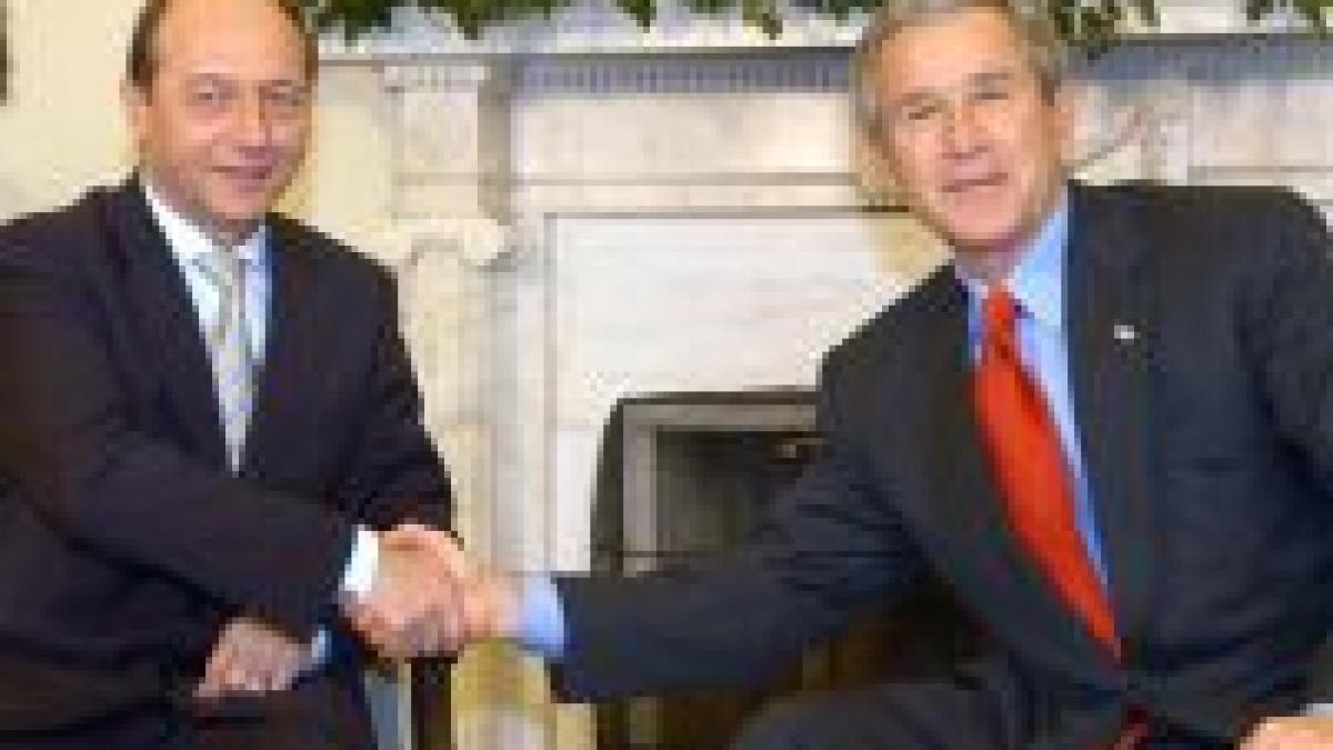 george w bush soseste marti in romania