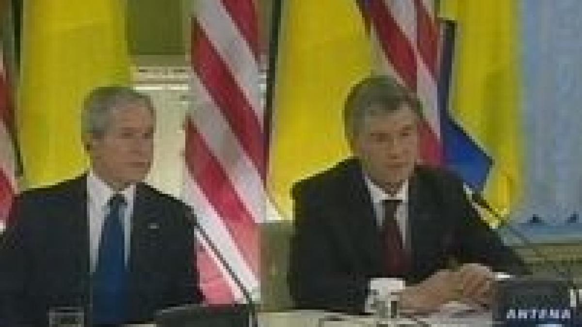george w bush sustine aderarea ucrainei la nato