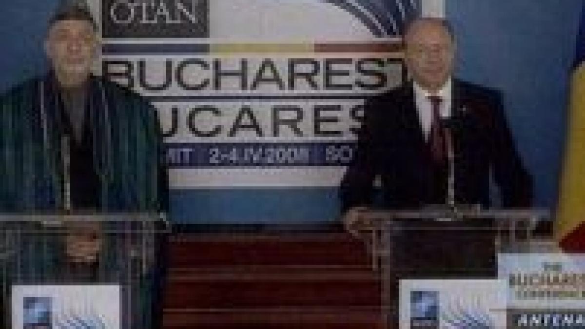 presedintele afgan catre basescu va multumim pentru ajutorul militar pe care ni l oferiti