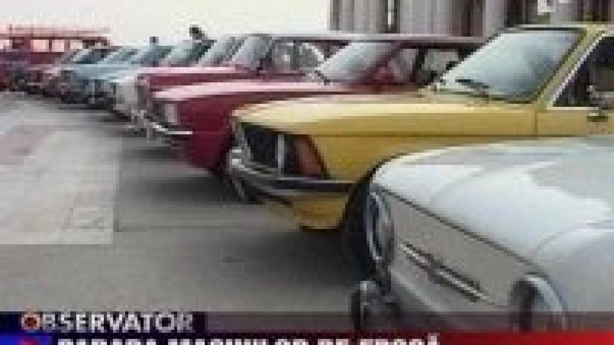 defilare de masini de epoca la constanta