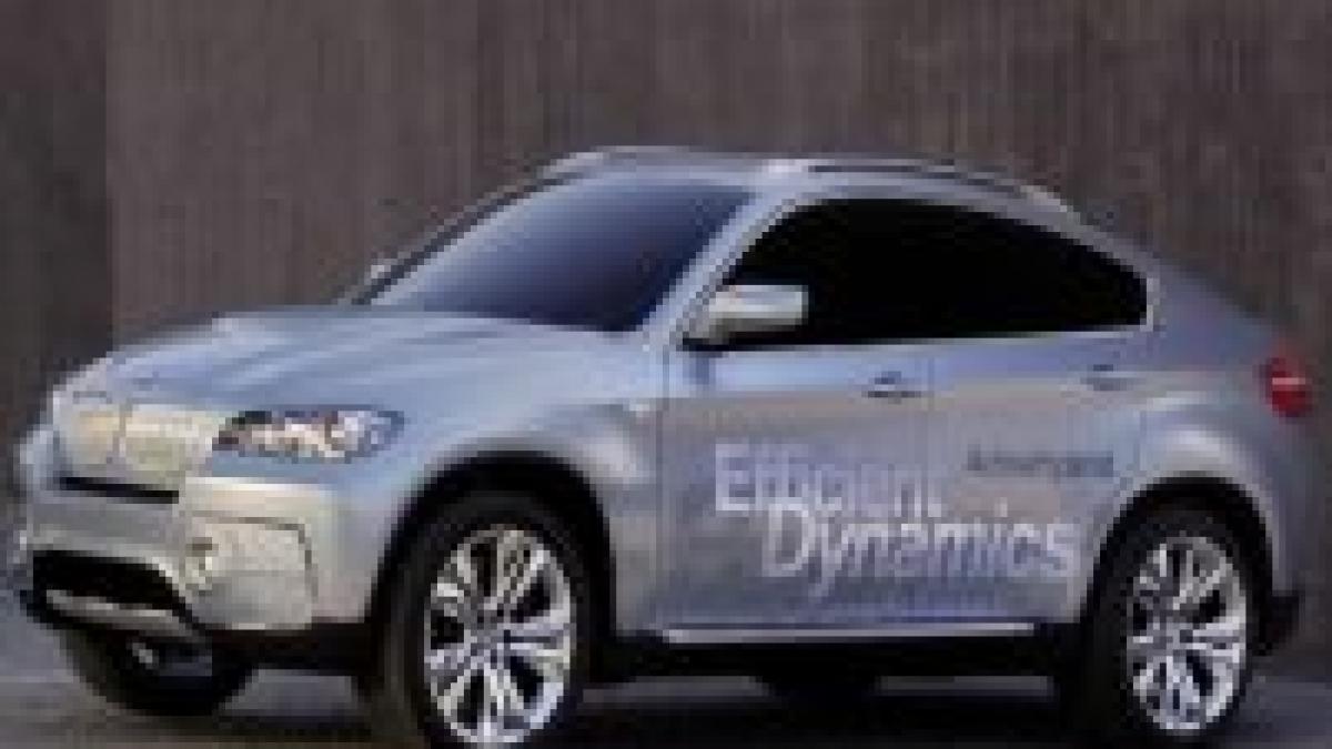 bmw va lansa varianta verde a lui x6 si in romania foto